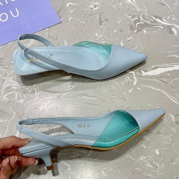 

sandals shoes women 2021 femal heels on summer footwear high pumps, Black