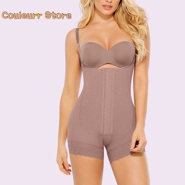 

women's shapers faja colombiana mujer open bust tummy control shapewear for women postpartum body shaper post liposuction slimming unde, Black;white