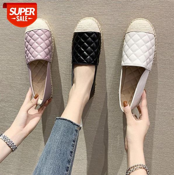 

shallow mouth single shoes women flat sole pedal retro women's fashion casual love fisherman #0h8p, Black