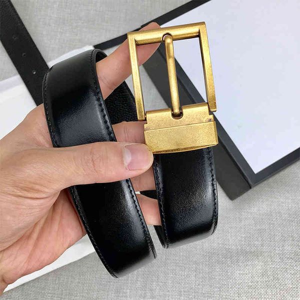 

belt men's fashion belt classic black brown belt 3.4cm wide with gift box 1mdyh