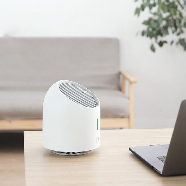 

air purifiers portable purifier for home bedroom office, usb quiet small deskcleaner, 3 modes removing dust pet dander