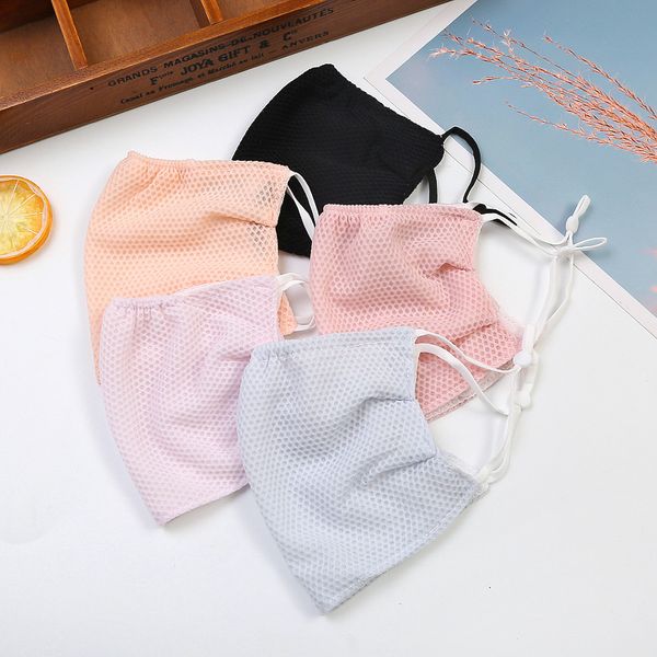 

spring summer women's thin sunscreen and dustproof breathable sunshade mh fashion lace mask uv protection