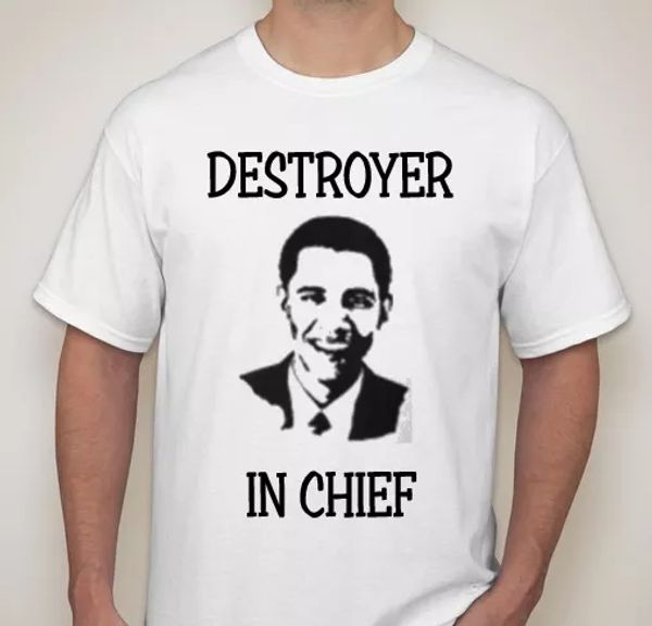 

destroyer in chief tee t-shirt funny, White;black