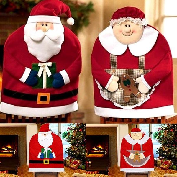 

chair covers christmas santa claus dinner decorations xmas gifts for home party holiday