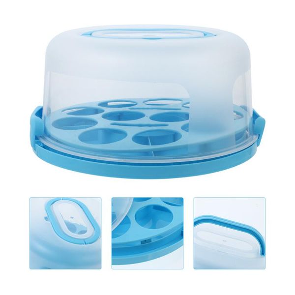 

gift wrap 1pc dessert storage box durable cake bakery cupcake container