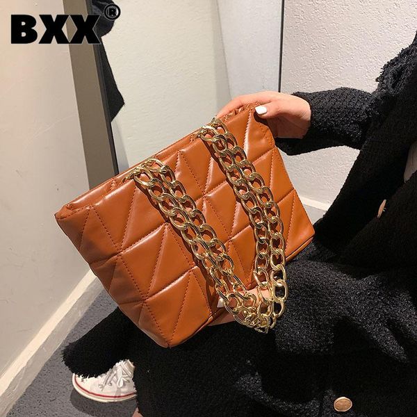 

evening bags [bxx] woman lingge embroidery thread chain pu leather personality all-match crossbody shoulder bag fashion tide 2021 gf1104