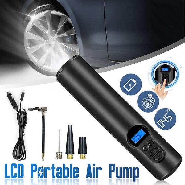 

inflatable pump 12v 150psi rechargeable air tire inflator cordless portable compressor digital car tyre for bicycle tires balls