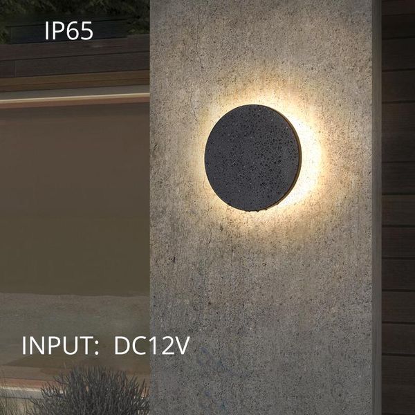 

outdoor wall lamps dc12v led lamp waterproof ip65 garden decorative light porch corridor lighting bathroom fixture