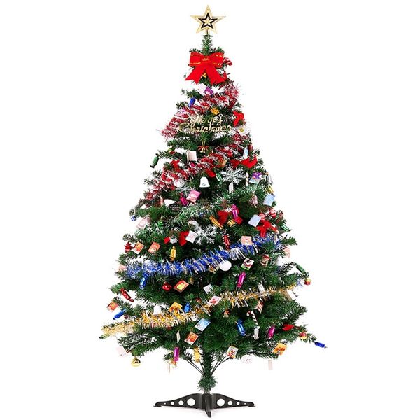 150 см Рождественские украшения Домашний декор Декор Шифрование пакета дерева с цветными огнями S Navidad 211019