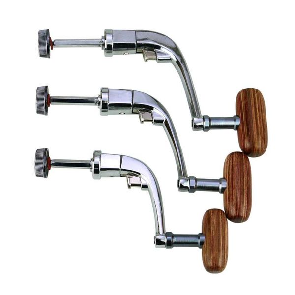 

baitcasting reels universal metal handle fishing crank rock arm reel spinning grip folding rocker s m l size for 1000-7000reel