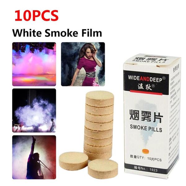 

halloween wedding pography smoke decoration props 10pcs / box white piece air purification party diy