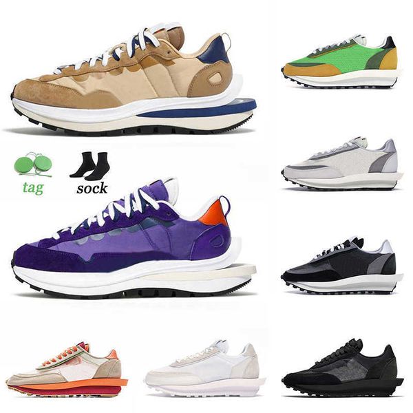 

2021 sacais ldv waffle running shoes mens womens blazer vaporwaffle sesame blue void dark iris neptune green tennis trainers sneakers 36-45