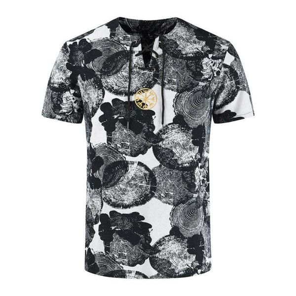 

men's t-shirts mens o-neck short sleeve t-shirt casual summer beach holiday style hawaii party tees 2021 fashion male clothing, White;black
