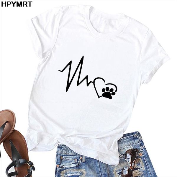 

summer and women harajuku mens t shirt printed womens casual heartbeat fashion short sleeve white female clothing, White;black