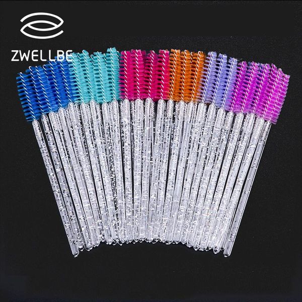 

eyelash extension disposable eyebrow brush mascara wand applicator spoolers eye lashes cosmetic brushes set makeup tools