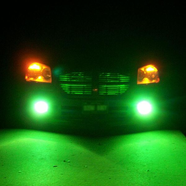 

car headlights super bright lights green truck driving fog lamps high power bulbs