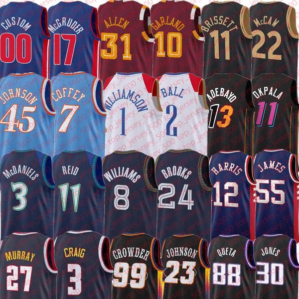 

devin kawhi chris 1 booker 2 paul leonard basketball jersey george kevin anthony garnett karl-anthony edwards towns phoenixs minnesotas sun, Black;red