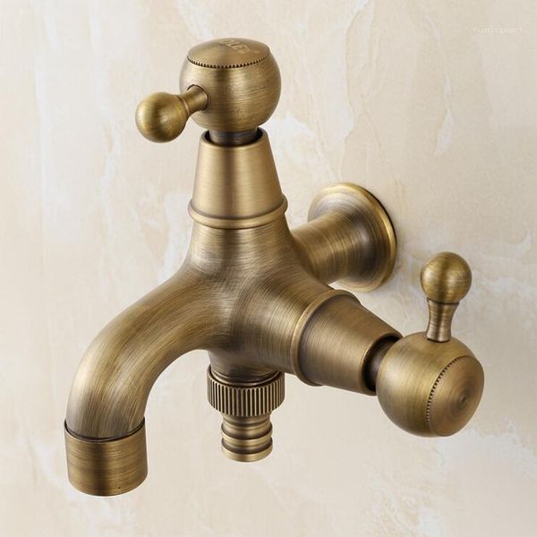 

good quality dual handle and two function brass material bibcock1