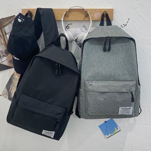 

minimalist backpack solid color business bag travel man lapsb briefcase large capacity rucksack