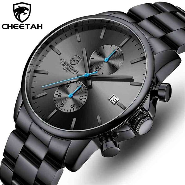 Horloges voor mannen Warterproof Sport Herenhorloge CHEETAH Topmerk Luxe Klok Heren Zakelijk Quartz Horloge Relogio Masculino 210329