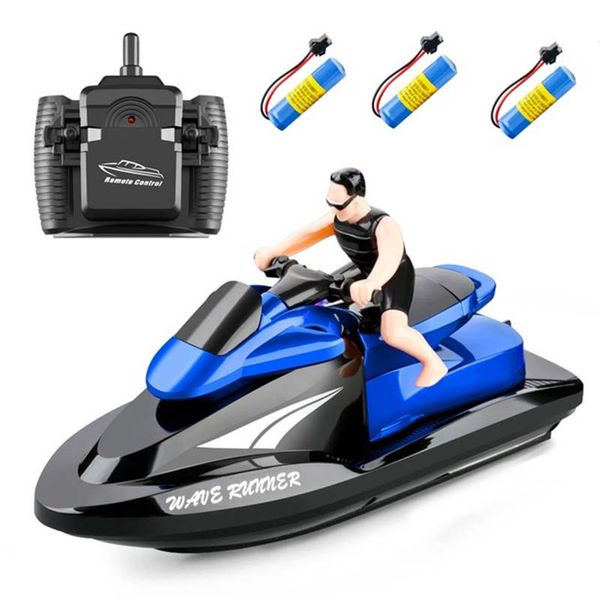 

2.4g remote control motorboat water speedboat yacht airship rc boat waterproof electric childrens toy boat