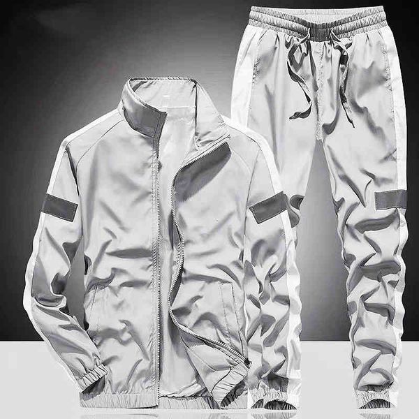 

men's tracksuits suit designer jacket men's sportswear classic wind resistant warm casual golf fashion hoodie 123 41tt, Gray
