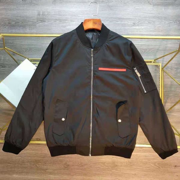

mens jacket hooded spring autumn outwear windbreaker hoodie zipper fashion striped jackets coat outside sport asian size men's clothing, Black;brown