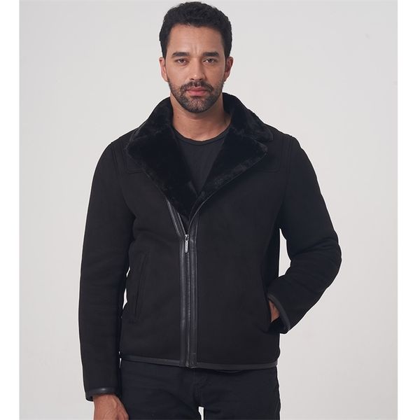 

men's winter coat male suede jacket men's coat fashion casual man apparel men's clothing ogmando1878 211111, Black