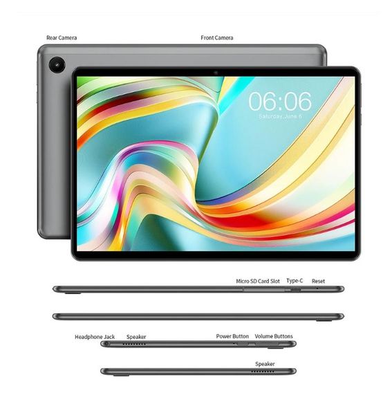 

tablet pc teclast p25 10.1 inch 1280x800 android 11 2gb ram 32gb rom allwinner a133 quad core dual cameras type-c