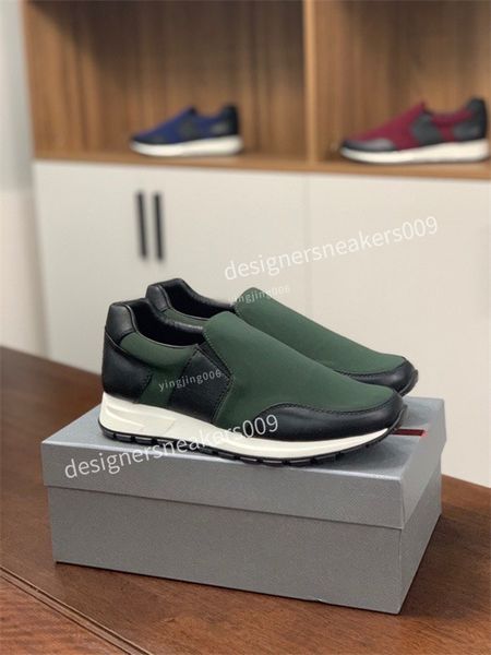 

2022 dress shoes men camouflage mesh sneakers shoes leather suede trainers stud rivet sneaker rubber bottoms luxury size38-46, Black