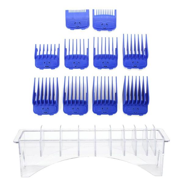 

hair scissors 10 sizes guide combs set skillful manufacture superior quality clipper limited hairstyling cutting tool kit
