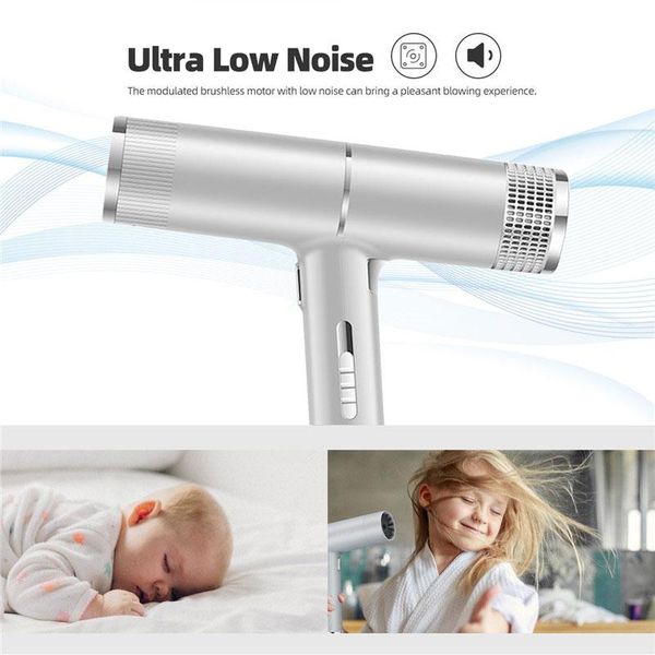

professional hair dryers light weighte air blow dryer salon &cold wind negative ionic style tool low noise electric brushes