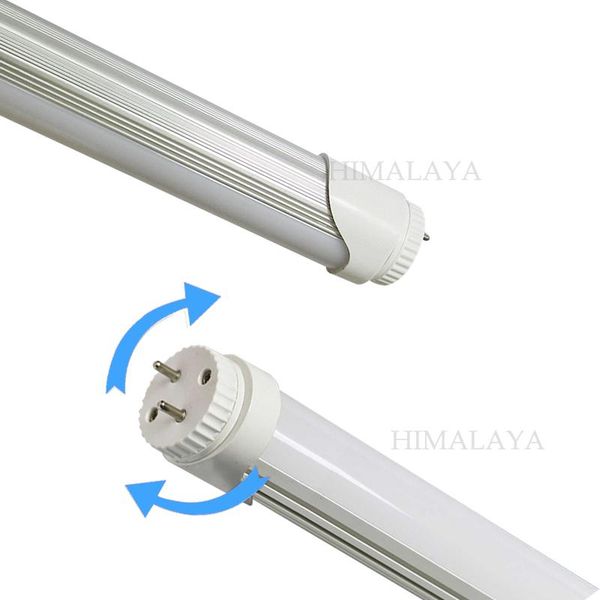 

bulbs toika 50pcs rotate led tube 1.5m 5ft 1500mm 25w 30w t8 ac85-265v
