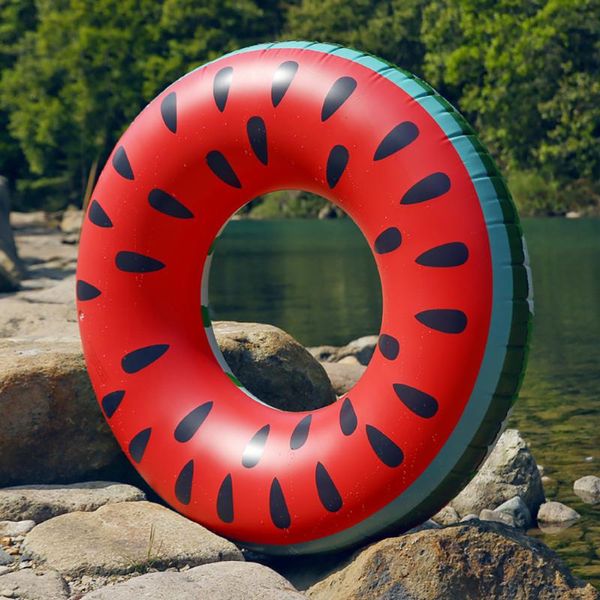 

swimming ring pool float circle watermelon inflatable for kids adults beach party toys giant summer air & accessories
