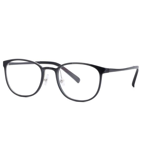 

fashion sunglasses frames sunny wholesale round men women lightweight tr90 eyeglasses retro classic full-rim casual eyewear glasses, Black