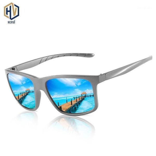 

sunglasses fashion men square pc big frame blue pochromic polarized light eyeglasses uv400, White;black