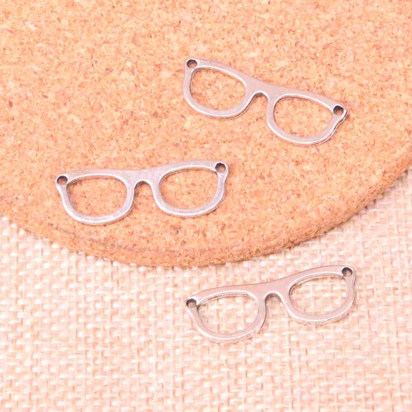 

1000pcs charms sunglass and 600 metres rope for jewelry handmade, Bronze;silver