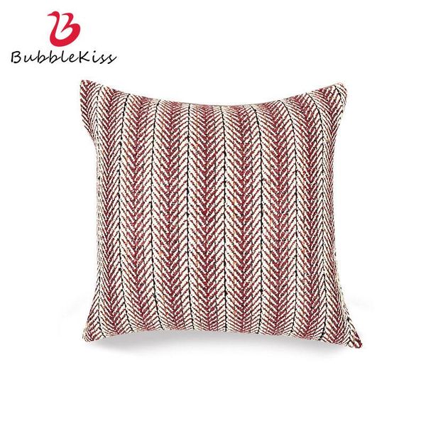 

cushion/decorative pillow bubble kiss cushion cover nordic simple double-sided fishbone jacquard bedroom bedding home sofa decoration thicke