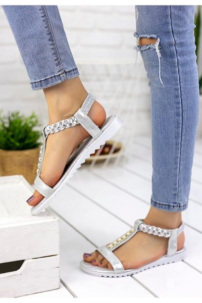 

sandals pearl skin, Black