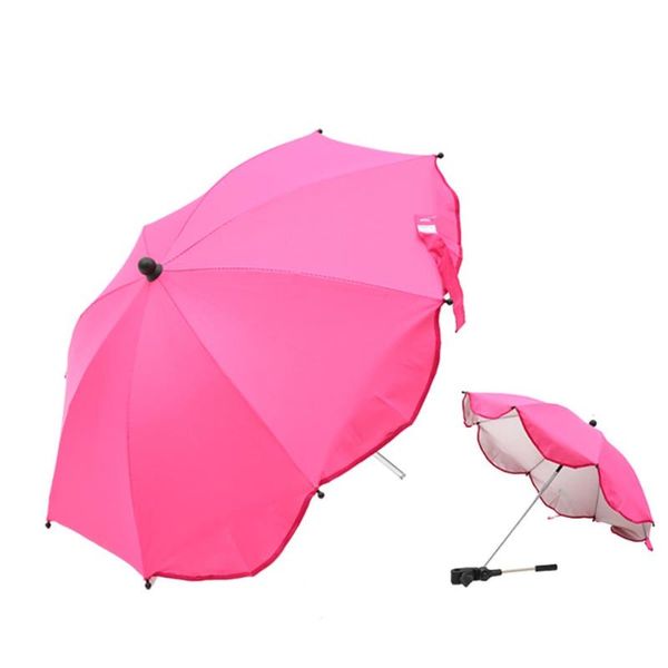 

stroller parts & accessories baby sun shade umbrella double usage 8 bones convenient rainproof proof buggy pushchair outdoor