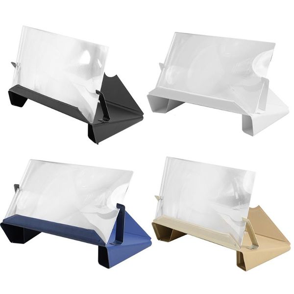 

inch 3d pu leather case folding mobile phone screen bracket cell mounts & holders