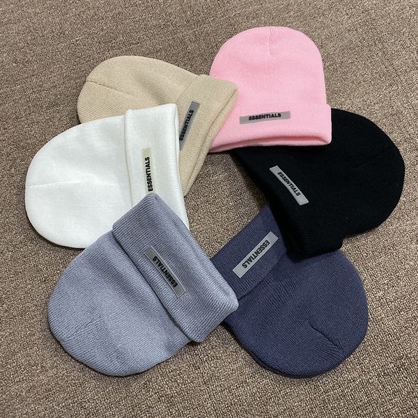 

double trendy high street men's and women's cold hats, Blue;gray