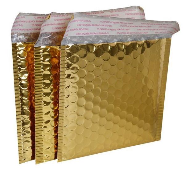 

gift wrap 1-13 joy, 15*13cm gold bubble bag, poly mailers envelopes , small padded