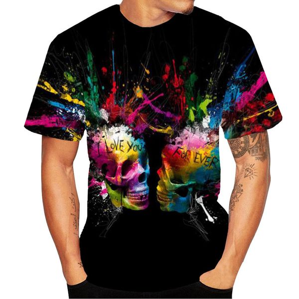 

men's t-shirts 3d digital printed t-shirt cross-border exclusively tshirts for clothing ak570 5mrp, White;black