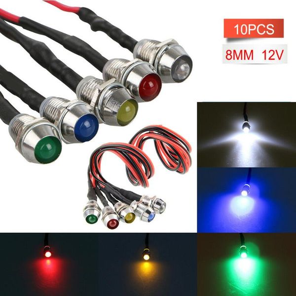 

car indicator lights panel truck 10pcs set 12v dc boat other lighting system