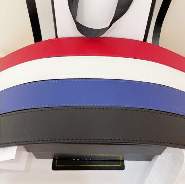 

2021 fashion belt buckle leather bandwidth 3.8cm 6 color box designer men's women's 5aaaaa, Black;brown