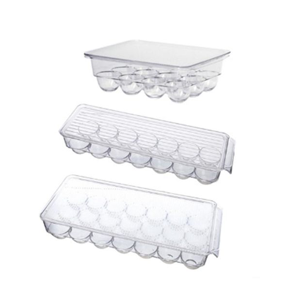 

storage bottles & jars refrigerator egg box, stackable, suitable for refrigerator, er, food room, kitchen