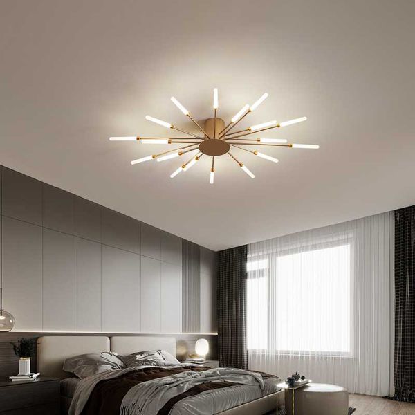 

ceiling lights nordic modern comfort led chandelier two-color optional living room corridor study decoration