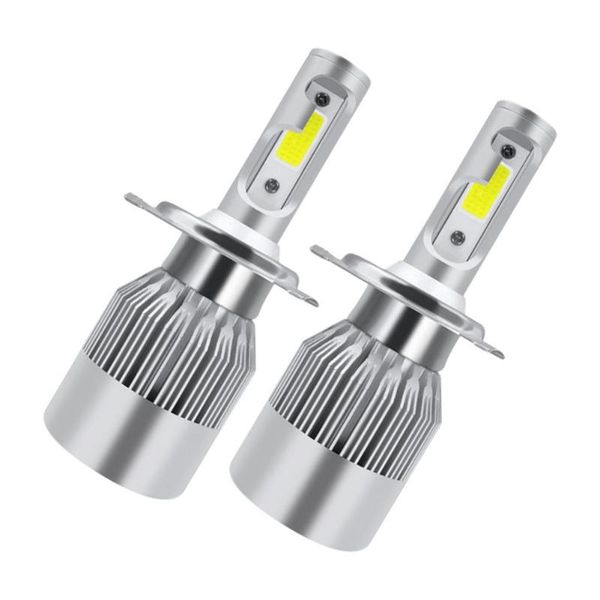 

car headlights h4 led headlight bulb bulbs hi/lo beam 12000lm 6000k auto head lamp 12v lights for