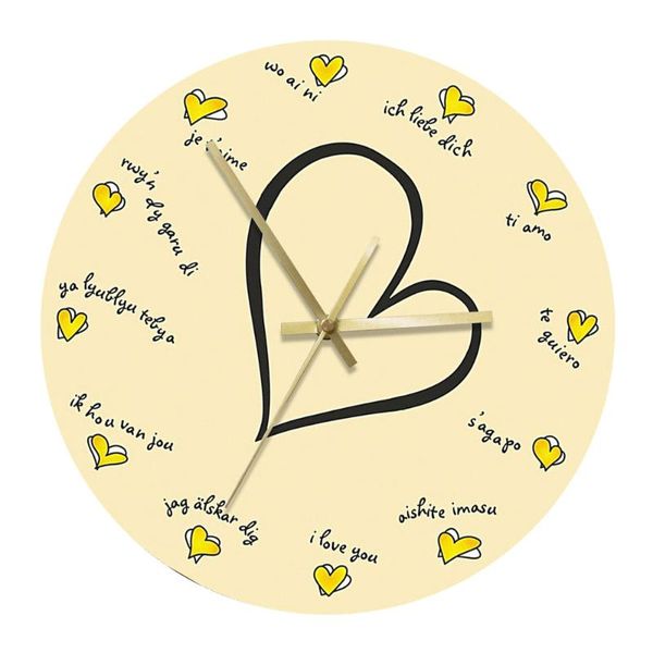 

wall clocks decorative round clock battery operated home decor ornament